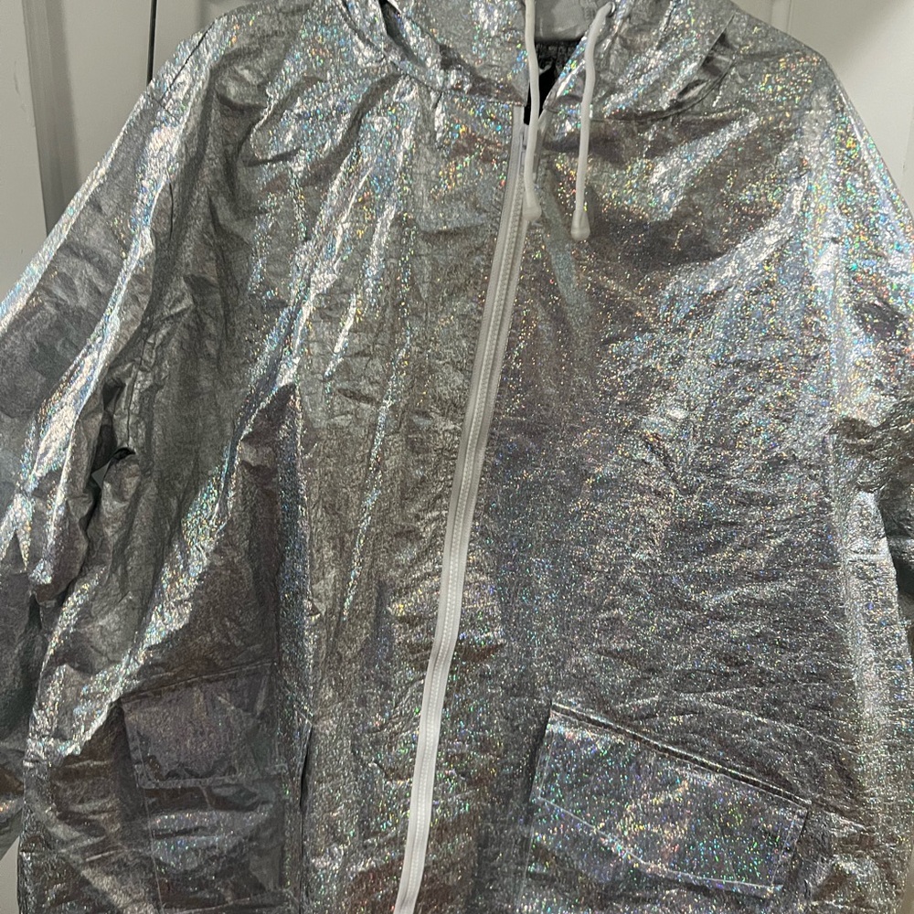 Brave Soul Silver Holographic Jacket